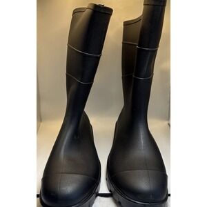 Unisex Rubber Boots Black Mens 11 Women 13. Made in‎ USA